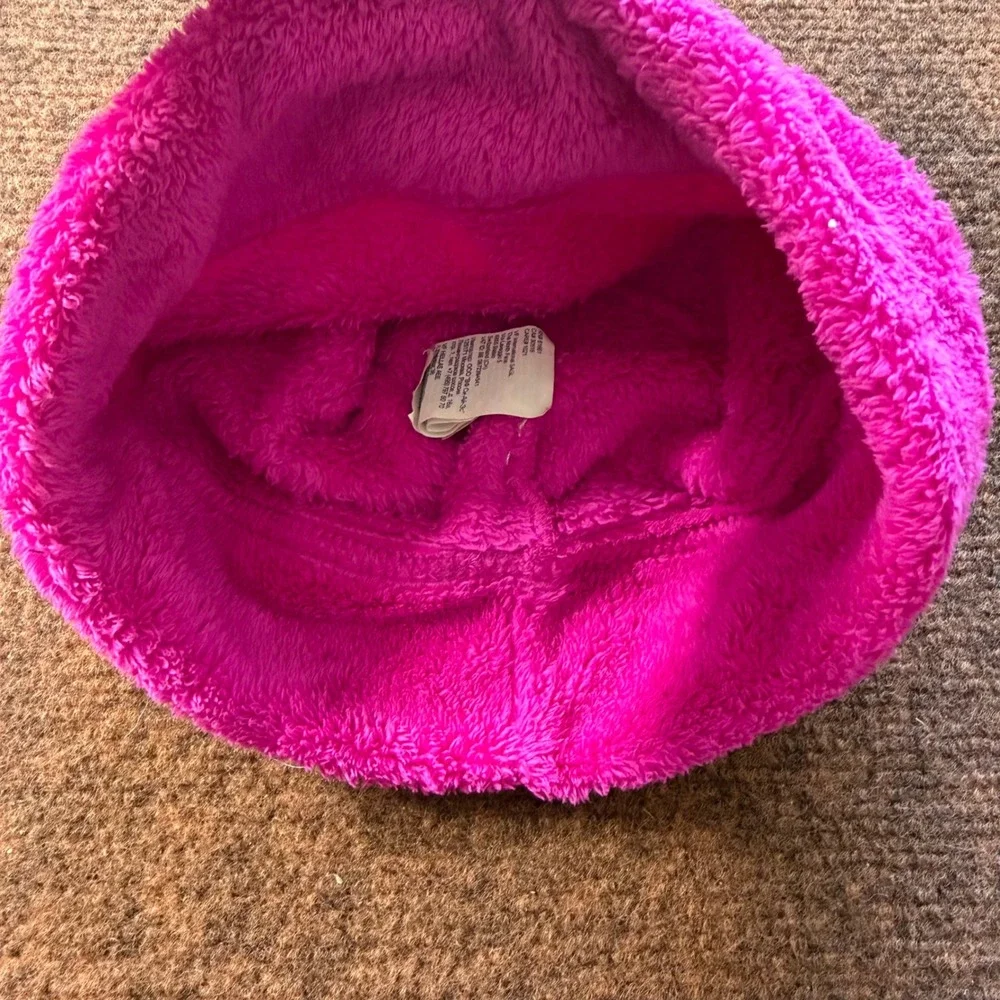 The North Face‎ Youth Pink Osito High Pile Fleece Beanie Hat Size M/M MF 354276